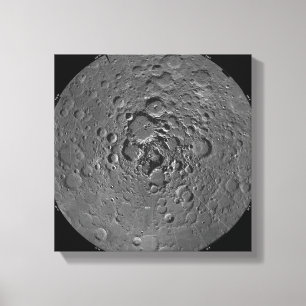 Lienzo Mosaico lunar de la región polar del norte del m