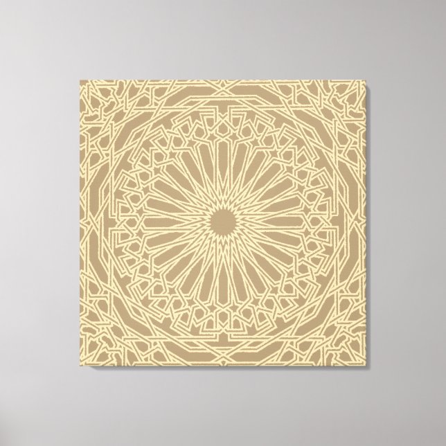 Lienzo Mosaico marroquí | Canvas de Personalizable (Anverso)