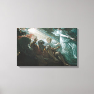 Lienzo Moses mostrado la tierra prometida