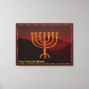Lienzo Moshe es Menorah