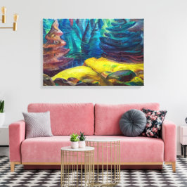 Lienzo Moss amarillos | Emily Carr |