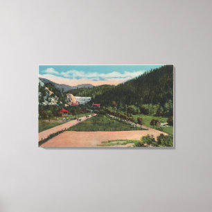 Lienzo Mota, TA - vista del parque de Reservior de la