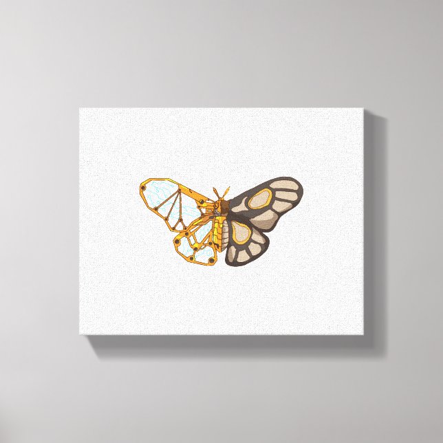 Lienzo Moth Butterfly Dragonfly Insect (Anverso)