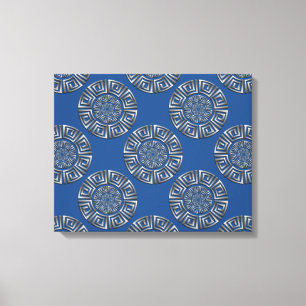 Lienzo Motif del círculo griego