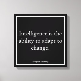 Lienzo Motivación comercial corporativa Tipografía de Haw