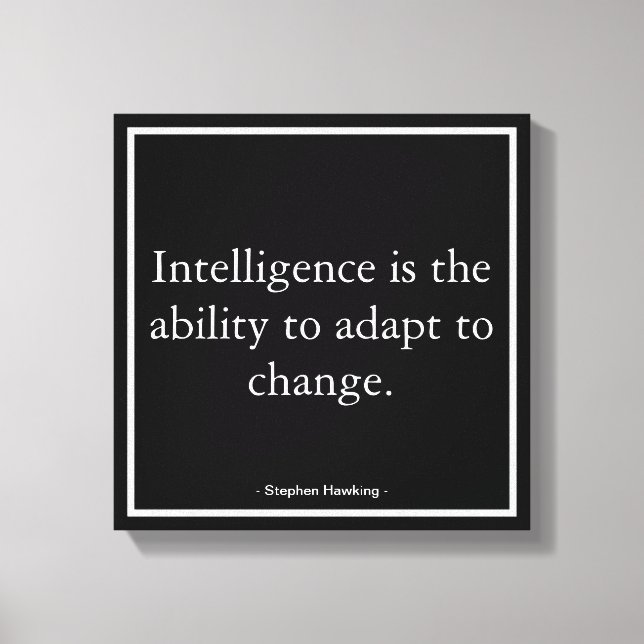 Lienzo Motivación comercial corporativa Tipografía de Haw (Anverso)