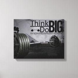Lienzo Motivación de inspiración Citas Poster de entrenam
