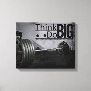 Lienzo Motivación de inspiración Citas Poster de entrenam