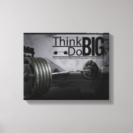 Lienzo Motivación de inspiración Citas Poster de entrenam