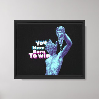 Lienzo Motivación estética del vaporwave de Perseus y Med