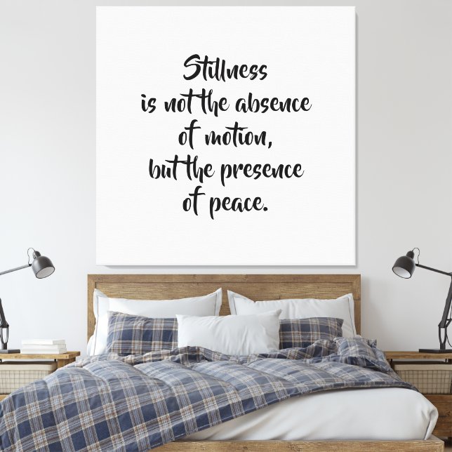 Lienzo Motivational Quote Stretched Canvas Print (Insitu(Dormitorio))