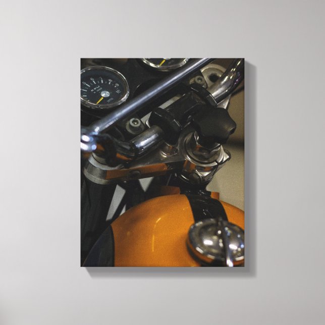 Lienzo Motocicleta Bicicleta Bicicleta (Anverso)