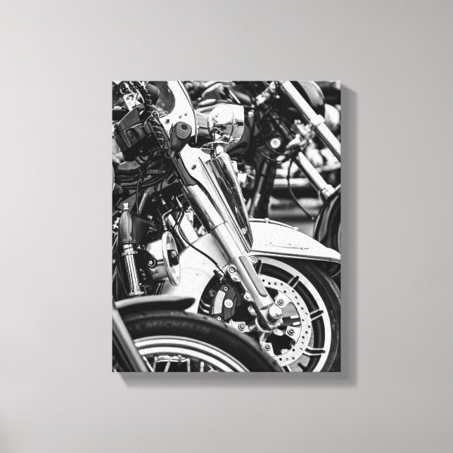 Lienzo Motocicleta Motociclista Rider (Anverso)
