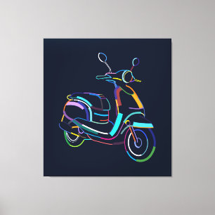 Lienzo Motocicleta vintage