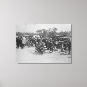 Lienzo Motocicletas requisadas, fotografía de París