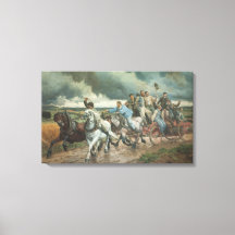 Motor de fuego histórico (por Eugène Burnand)