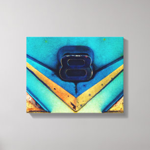 Lienzo Motor Gritty V8 grande o pequeño en bloque