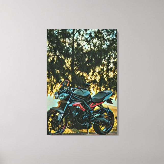 Lienzo Motorcycles gift (Anverso)