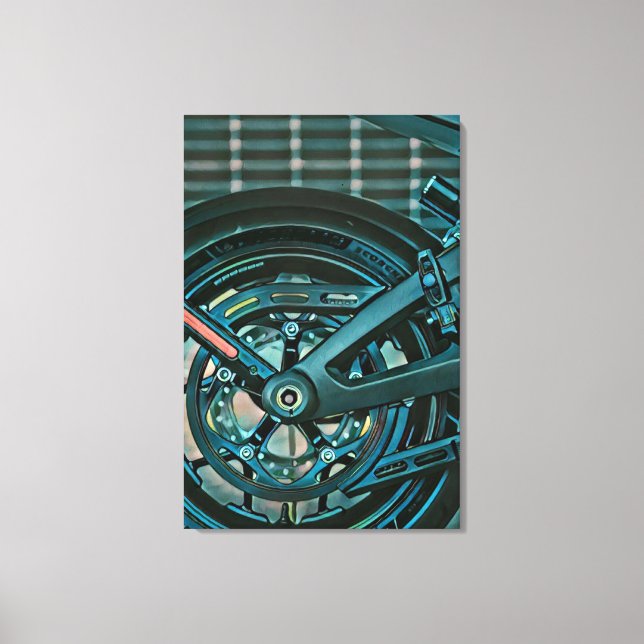 Lienzo Motorcyclist gifts (Anverso)