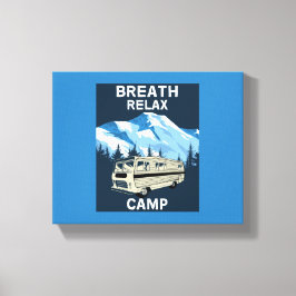 Lienzo Motorhome RV | Camper | Van Viajes | Retro Mug