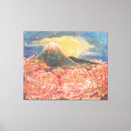 Lienzo Mount Fuji Dreamscape: Ethereal Canvas Print