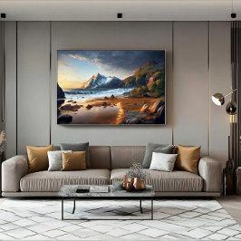 Lienzo Mountain Sunset