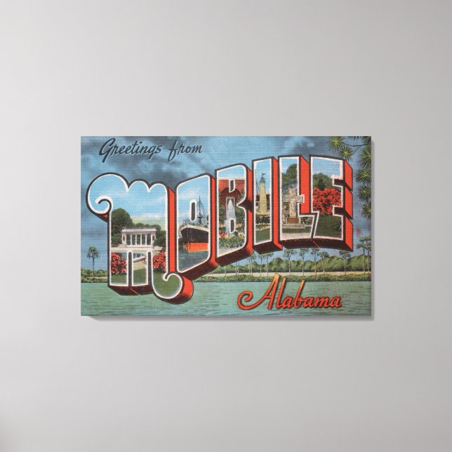 Lienzo Móvil, Alabama (Escena del río) (Anverso)