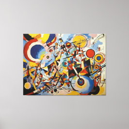 Lienzo Movimiento abstracto colorido