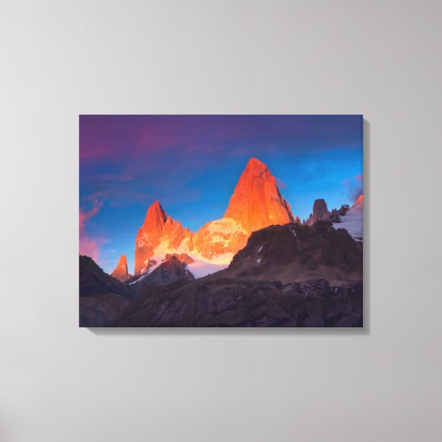 Lienzo Mt Fitz Roy Al Amanecer (Anverso)
