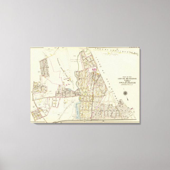 Lienzo Mt Vernon ward 5, Pelham, Nueva York (Anverso)