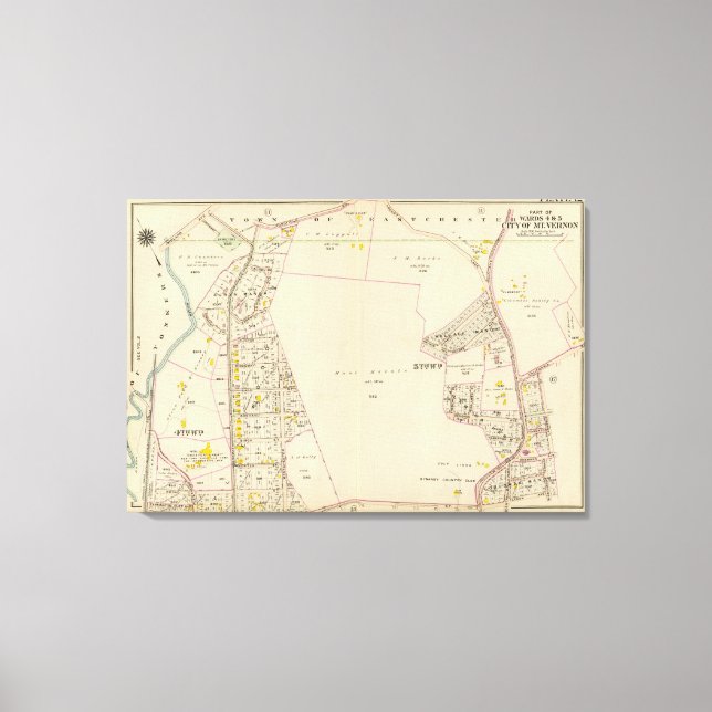 Lienzo Mt Vernon wards 4-5, Nueva York (Anverso)