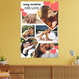 Lienzo Muchos Recuerdos Un Amor Collage Personalizado