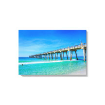 Muelle de la playa de Pensacola-Fotografía en colo