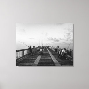 Lienzo Muelle de Pensacola Beach – Fotografía Original 