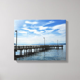 Lienzo muelle de pesca de Redondo