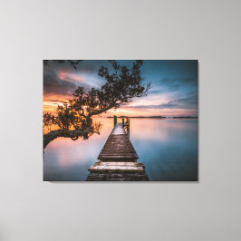 Lienzo Muelle para los muelles de colección de Waiheke