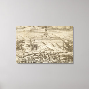 Lienzo Muerte de tripulantes y osos desolladores, fuera d