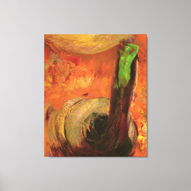 Lienzo Muerte verde (Anverso)