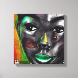 Lienzo Mujer africana