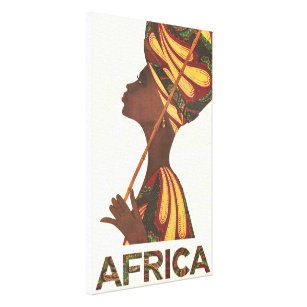 Lienzo Mujer africana