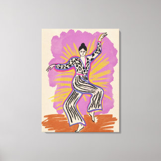 Lienzo Mujer Bailando