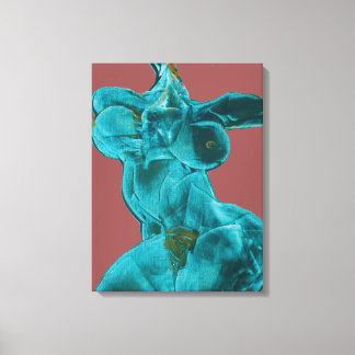 Lienzo Mujer Bella Artes en movimiento