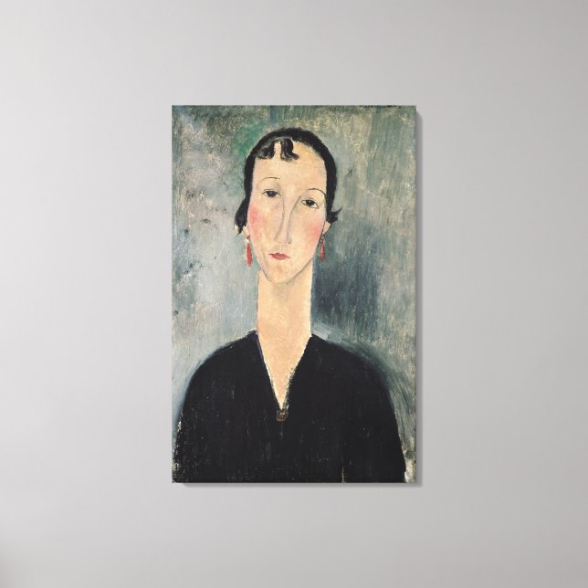 Lienzo Mujer con albaranes (Anverso)