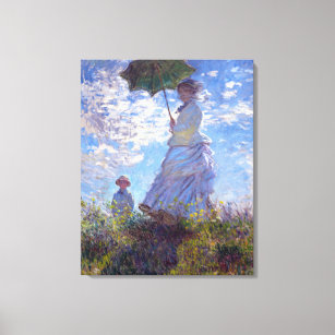 Lienzo Mujer con Bella Artes de Parasol Claude Monet