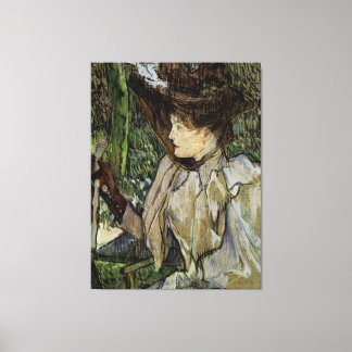 Lienzo Mujer con guantes de Toulouse-Lautrec