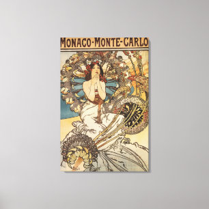 Lienzo Mujer con las plumas - poster ferroviario del