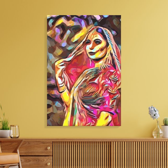 Lienzo Mujer de india (Insitu (Sala de estar))