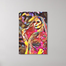 Lienzo Mujer de india