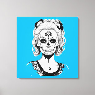 LIENZO MUJER DE SKULLHEAD