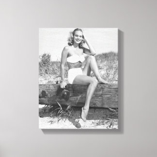 Lienzo Mujer en Bikini
